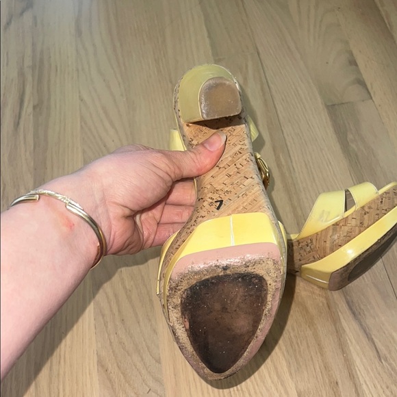 Yellow Platform Heels - Picture 3 of 6